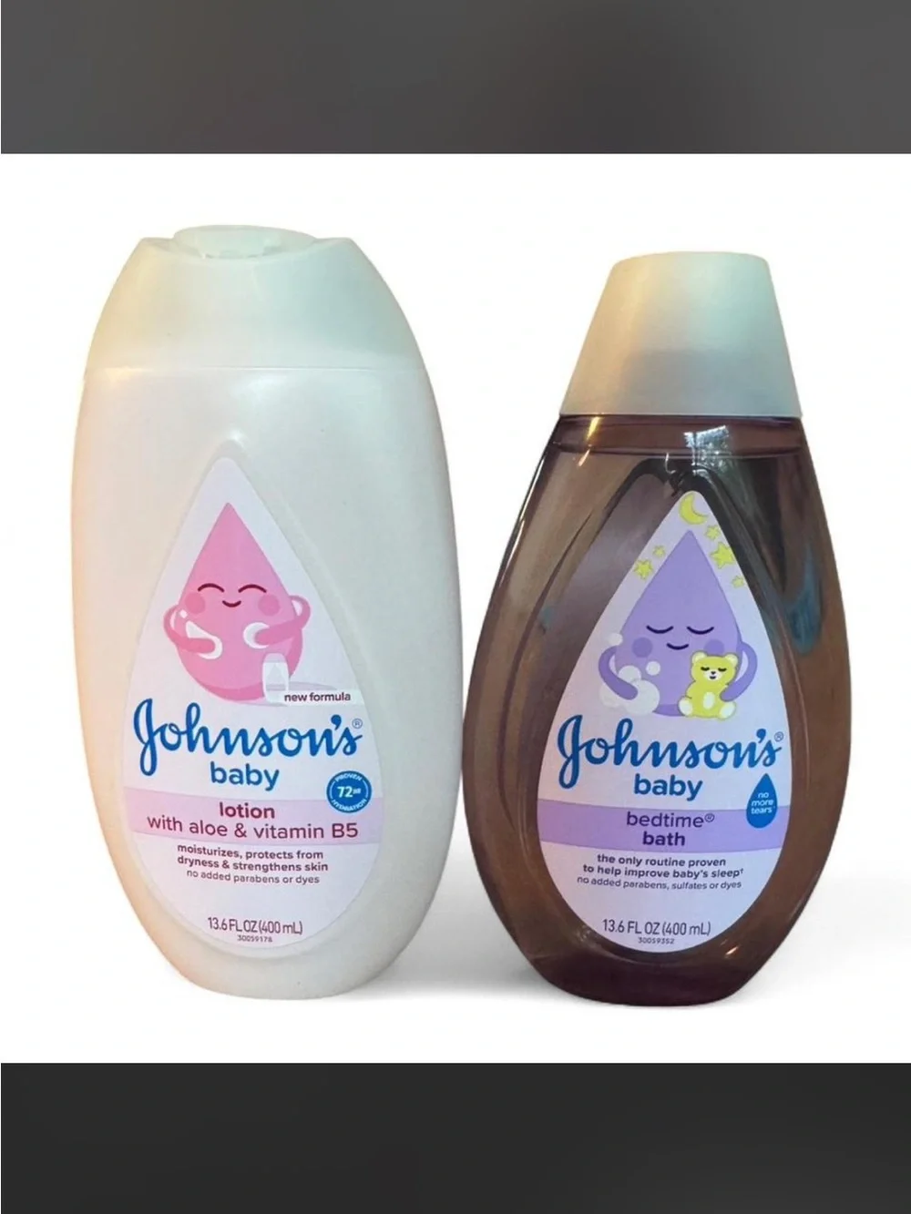 Baby Bath & Lotion Set - Pink and Purple